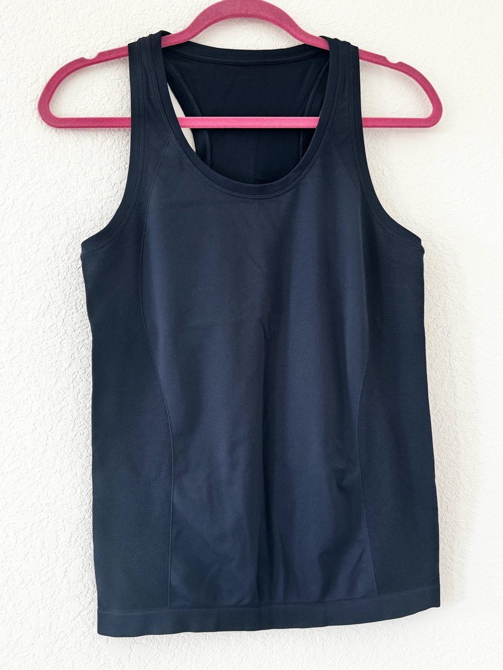 Sweaty Betty Navy Athletic Tank with Textured Detailing